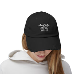 Distressed Cap - All White