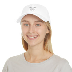Velcro Bleed Maroon Cap - Black