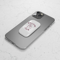 Phone Grip - Maroon on White