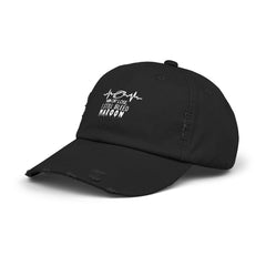 Distressed Cap - All White