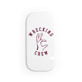 Phone Grip - Maroon on White