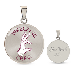 Wrecking crew real necklace (Maroon)