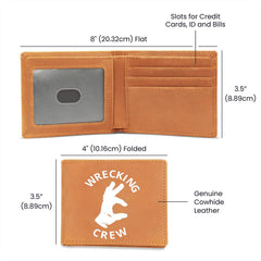 Leather wallet - White