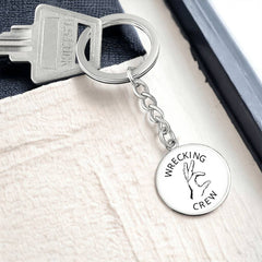 Steel Keychain - Black