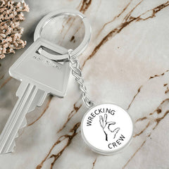 Steel Keychain - Black