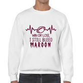 Sweatshirt Bleed Maroon - All Maroon