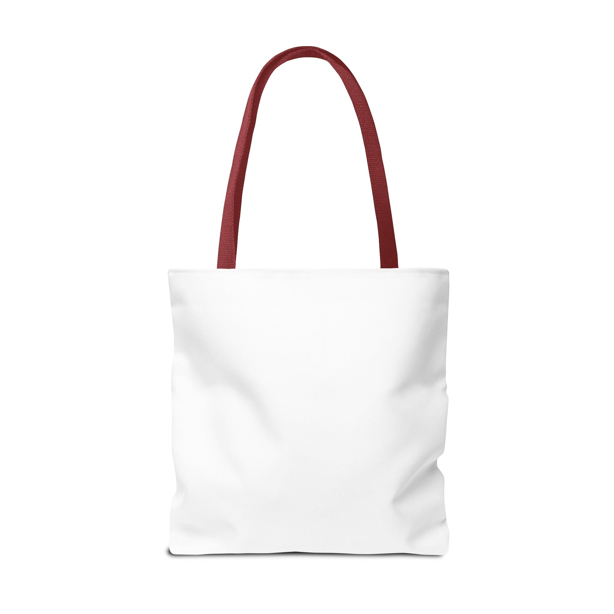 Tote Bag - Maroon on White