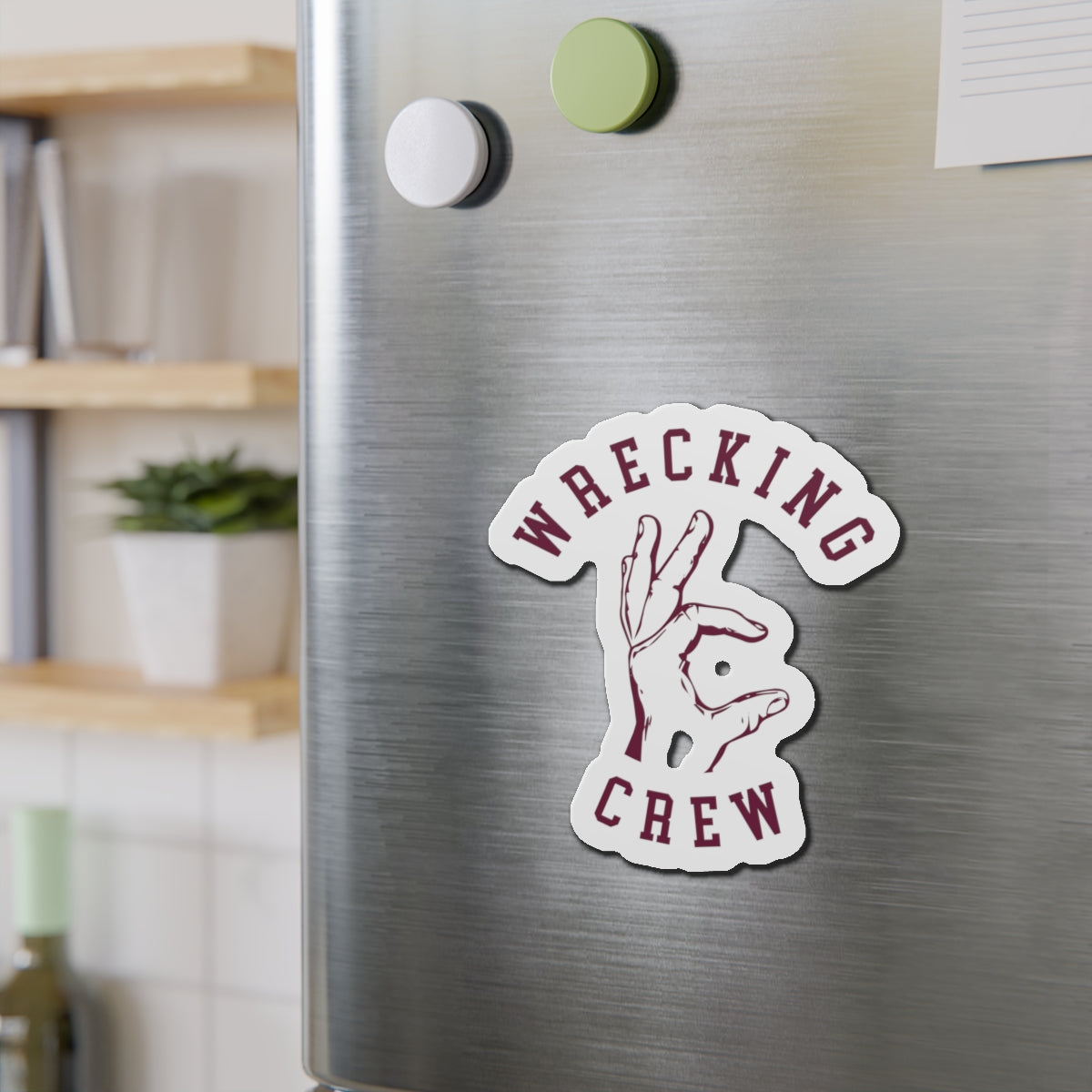 Die-Cut Magnets - Maroon