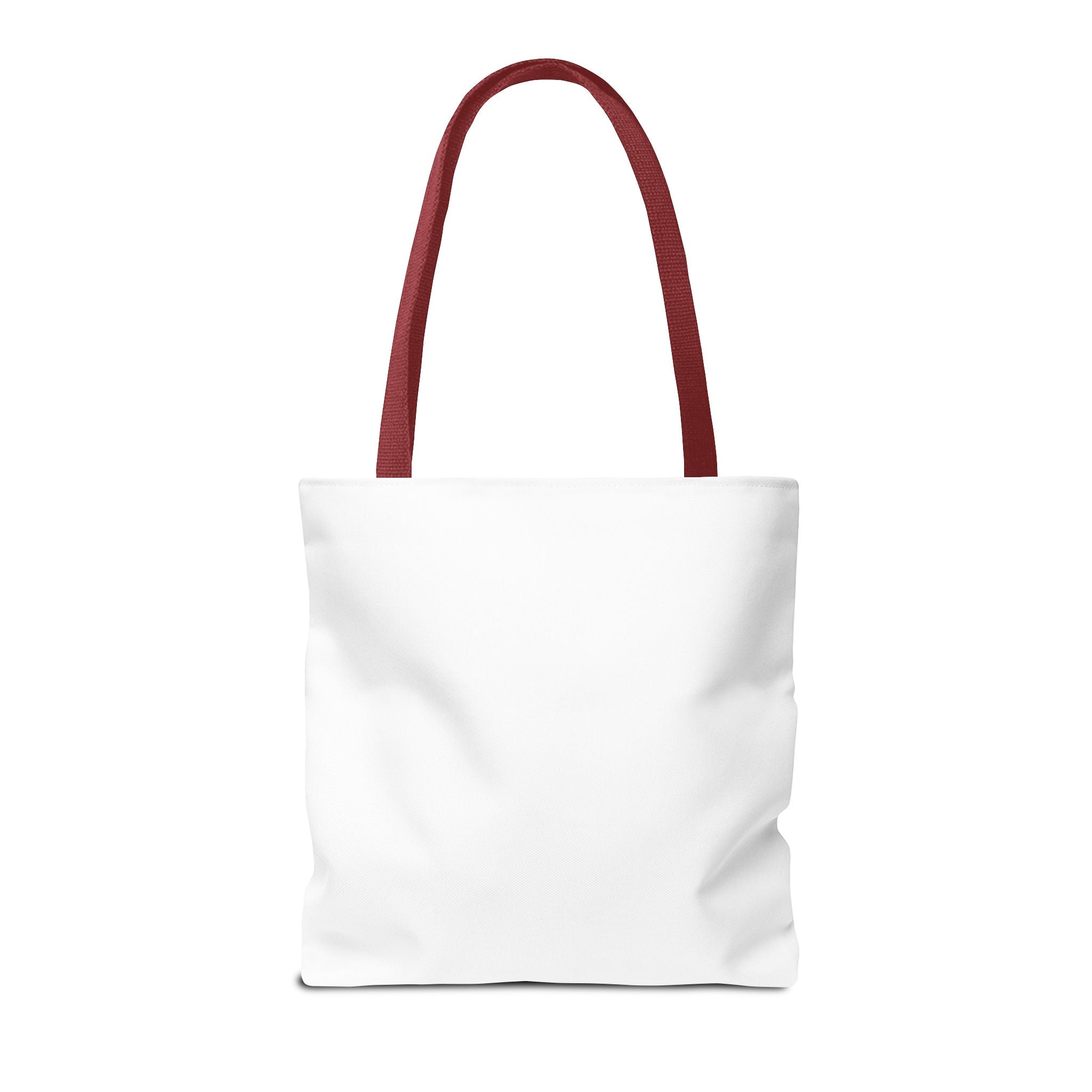 Tote Bag - Maroon on White