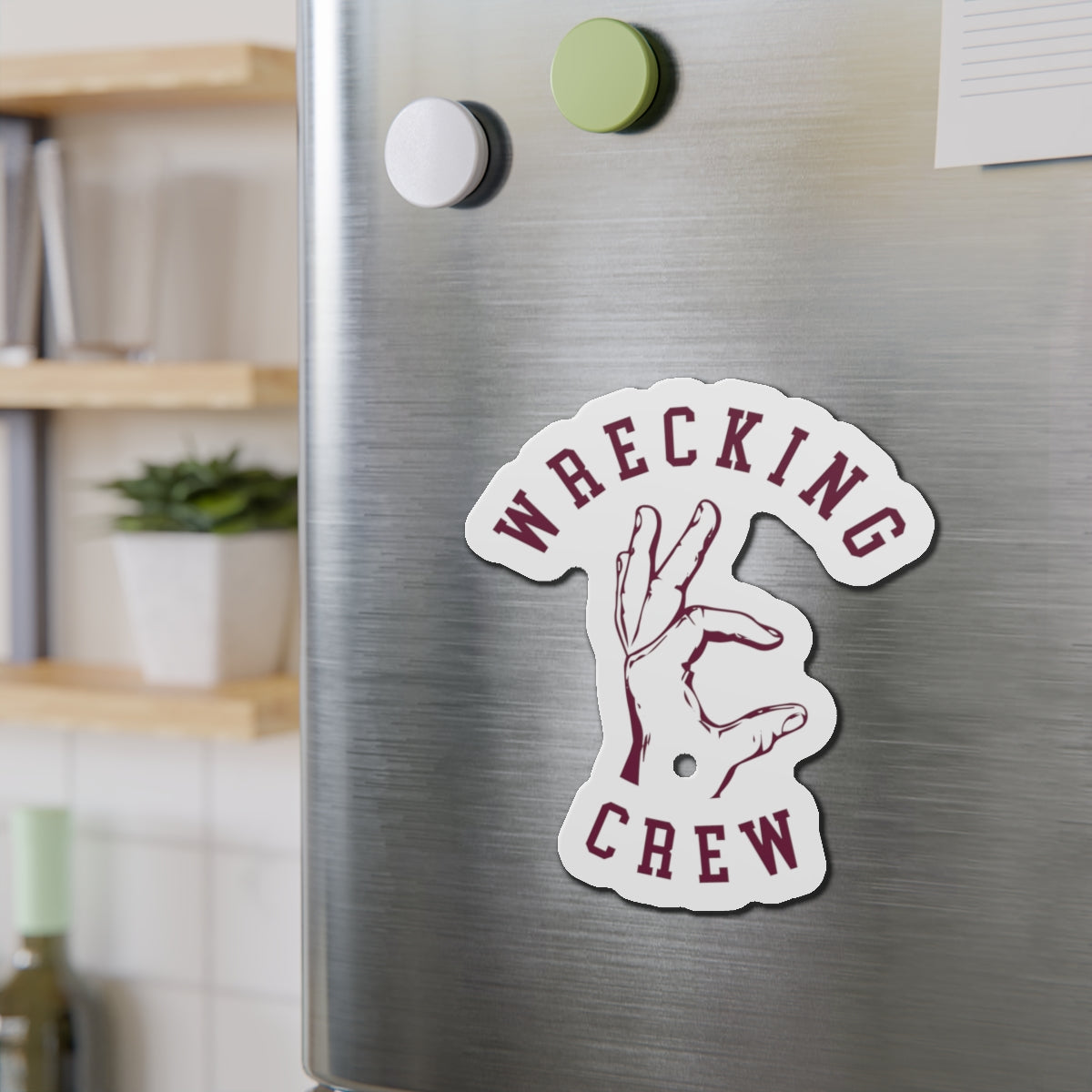 Die-Cut Magnets - Maroon