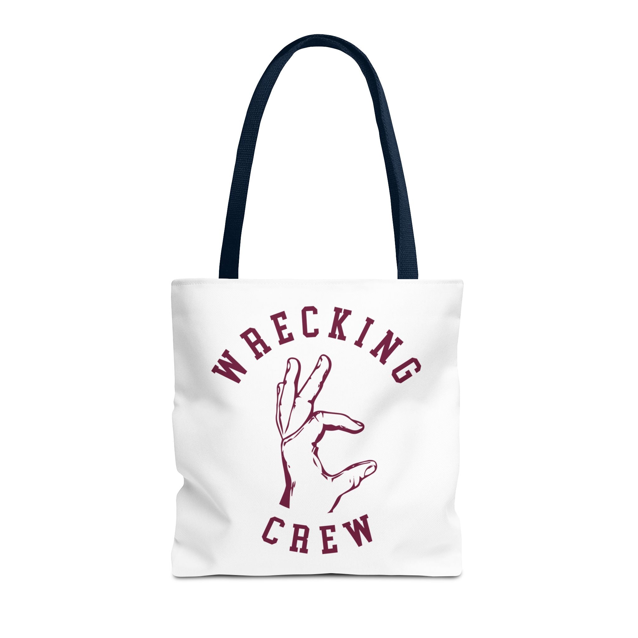 Tote Bag - Maroon on White