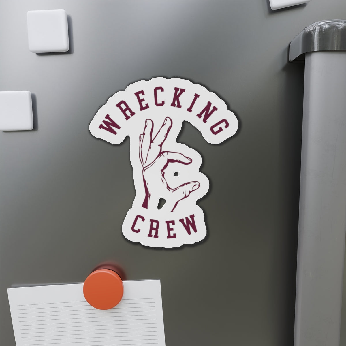 Die-Cut Magnets - Maroon